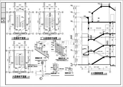 某处多层公寓建筑工程CAD设计施工图纸